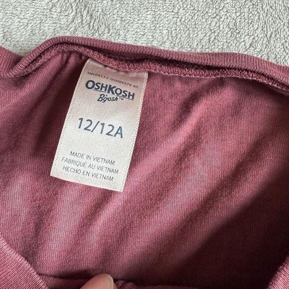 OshKosh B’Gosh Boys Longsleeve Garment Dyed Henley Shirt - Picture 3 of 6